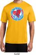 Mens Peace Shirt All You Need is Love Moisture Wicking Tee