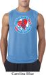 Mens Peace Shirt All You Need is Love Sleeveless Tee T-Shirt