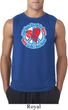 Mens Peace Shirt All You Need is Love Sleeveless Tee T-Shirt