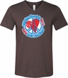 Mens Peace Shirt All You Need is Love Tri Blend V-neck Tee