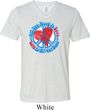 Mens Peace Shirt All You Need is Love Tri Blend V-neck Tee