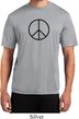 Mens Peace Shirt Basic Peace Black Moisture Wicking Tee