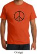Mens Peace Shirt Basic Peace Black Organic Tee T-Shirt