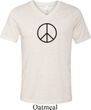 Mens Peace Shirt Basic Peace Black Tri Blend V-neck Tee