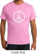 Mens Peace Shirt Basic Peace White Organic Tee T-Shirt