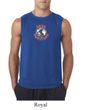 Mens Peace Shirt Come Together Sleeveless Tee T-Shirt