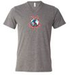 Mens Peace Shirt Come Together Tri Blend V-neck Tee T-Shirt
