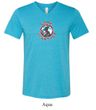 Mens Peace Shirt Come Together Tri Blend V-neck Tee T-Shirt