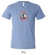 Mens Peace Shirt Come Together Tri Blend V-neck Tee T-Shirt