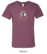 Mens Peace Shirt Come Together Tri Blend V-neck Tee T-Shirt