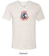 Mens Peace Shirt Come Together Tri Blend V-neck Tee T-Shirt