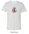 Mens Peace Shirt Come Together Tri Blend V-neck Tee T-Shirt