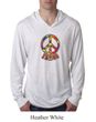 Mens Peace Shirt Funky Peace Lightweight Hoodie Tee