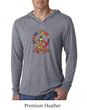 Mens Peace Shirt Funky Peace Lightweight Hoodie Tee