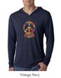 Mens Peace Shirt Funky Peace Lightweight Hoodie Tee