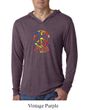 Mens Peace Shirt Funky Peace Lightweight Hoodie Tee