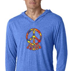 Mens Peace Shirt Funky Peace Lightweight Hoodie Tee Mens Peace Shirt Funky Peace Lightweight Hoodie Tee
