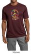 Mens Peace Shirt Funky Peace Moisture Wicking Tee T-Shirt