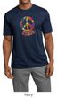 Mens Peace Shirt Funky Peace Moisture Wicking Tee T-Shirt