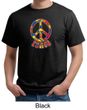 Mens Peace Shirt Funky Peace Organic Tee T-Shirt