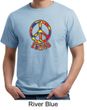 Mens Peace Shirt Funky Peace Organic Tee T-Shirt