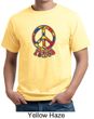 Mens Peace Shirt Funky Peace Organic Tee T-Shirt