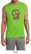Mens Peace Shirt Funky Peace Sleeveless Moisture Wicking Tee T-Shirt