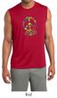 Mens Peace Shirt Funky Peace Sleeveless Moisture Wicking Tee T-Shirt