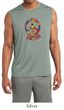 Mens Peace Shirt Funky Peace Sleeveless Moisture Wicking Tee T-Shirt
