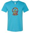 Mens Peace Shirt Funky Peace Tri Blend V-neck Tee T-Shirt