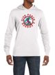 Mens Peace Shirt Give Peace a Chance Lightweight Hoodie Tee