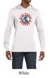 Mens Peace Shirt Give Peace a Chance Lightweight Hoodie Tee