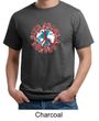 Mens Peace Shirt Give Peace a Chance Organic Tee T-Shirt