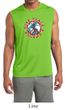 Mens Peace Shirt Give Peace a Chance Sleeveless Moisture Wicking Tee