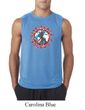Mens Peace Shirt Give Peace a Chance Sleeveless Tee T-Shirt