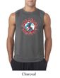 Mens Peace Shirt Give Peace a Chance Sleeveless Tee T-Shirt