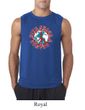 Mens Peace Shirt Give Peace a Chance Sleeveless Tee T-Shirt