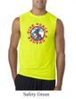 Mens Peace Shirt Give Peace a Chance Sleeveless Tee T-Shirt