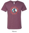 Mens Peace Shirt Give Peace a Chance Tri Blend V-neck Tee T-Shirt
