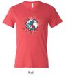 Mens Peace Shirt Give Peace a Chance Tri Blend V-neck Tee T-Shirt