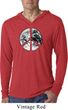 Mens Peace Shirt Peace Earth Lightweight Hoodie Tee T-Shirt