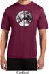 Mens Peace Shirt Peace Earth Moisture Wicking Tee T-Shirt