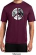 Mens Peace Shirt Peace Earth Moisture Wicking Tee T-Shirt