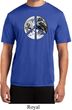 Mens Peace Shirt Peace Earth Moisture Wicking Tee T-Shirt