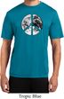 Mens Peace Shirt Peace Earth Moisture Wicking Tee T-Shirt