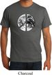 Mens Peace Shirt Peace Earth Organic Tee T-Shirt