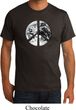 Mens Peace Shirt Peace Earth Organic Tee T-Shirt