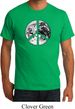Mens Peace Shirt Peace Earth Organic Tee T-Shirt