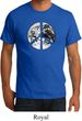 Mens Peace Shirt Peace Earth Organic Tee T-Shirt