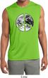 Mens Peace Shirt Peace Earth Sleeveless Moisture Wicking Tee T-Shirt